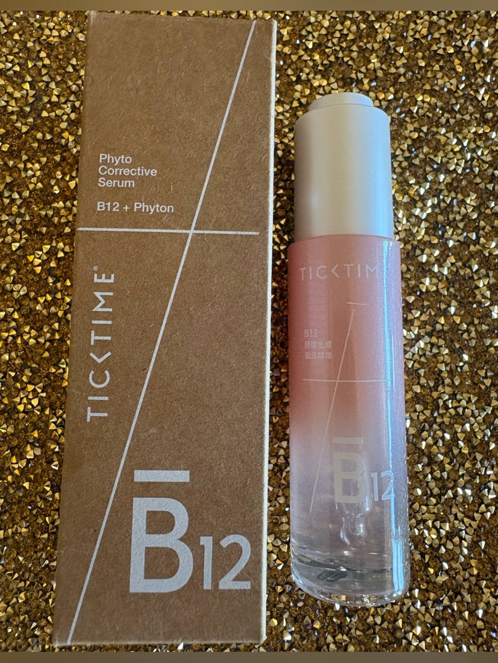 TICKTIME B12 + Phyton NWT Phyto Corrective Serum — Pink dropper. Size 1fl.oz